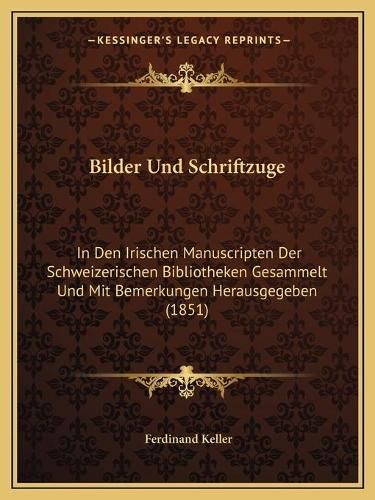 Bilder Und Schriftzuge: In Den Irischen Manuscripten Der Schweizerischen Bibliotheken Gesammelt Und Mit Bemerkungen Herausgegeben (1851)