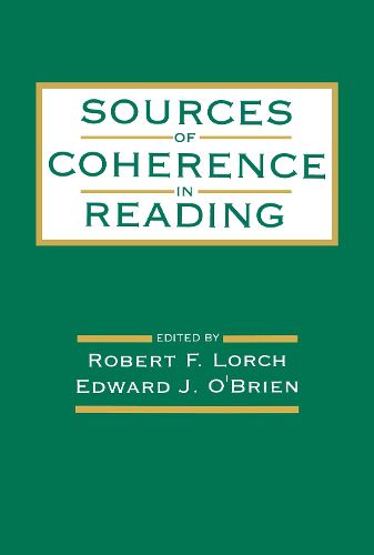 Cover image for Sources of Coherence in Reading