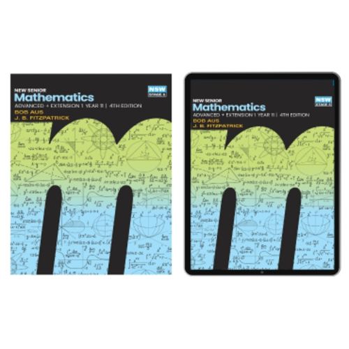 Cover image for New Senior Mathematics Advanced + Extension 1 Year 11 4th edition Student Book and eBook