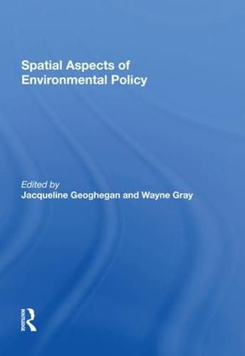 Cover image for Spatial Aspects of Environmental Policy