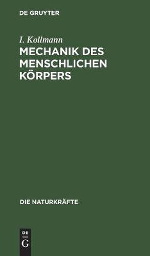 Cover image for Mechanik Des Menschlichen Koerpers