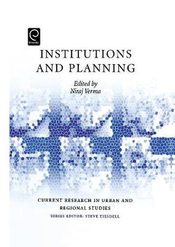 Cover image for Institutions and Planning