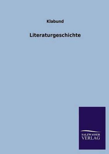 Cover image for Literaturgeschichte