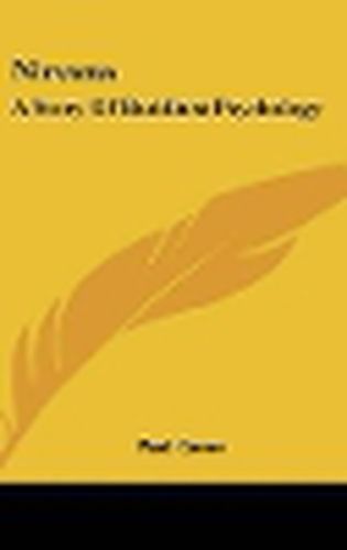 Cover image for Nirvana: A Story of Buddhist Psychology
