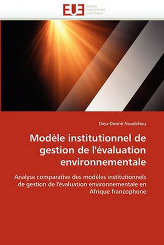 Cover image for Modle Institutionnel de Gestion de L'Valuation Environnementale
