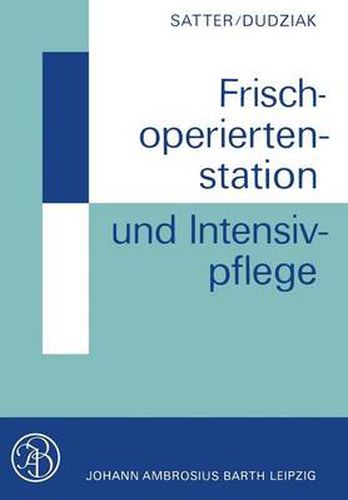 Cover image for Frischoperiertenstation Und Intensivpflege