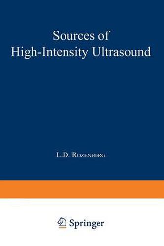 Cover image for Sources of High-Intensity Ultrasound