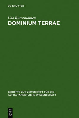 Cover image for dominium terrae