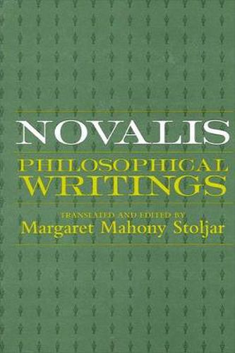 Cover image for Novalis: Philosophical Writings