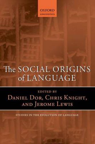 Cover image for The Social Origins of Language