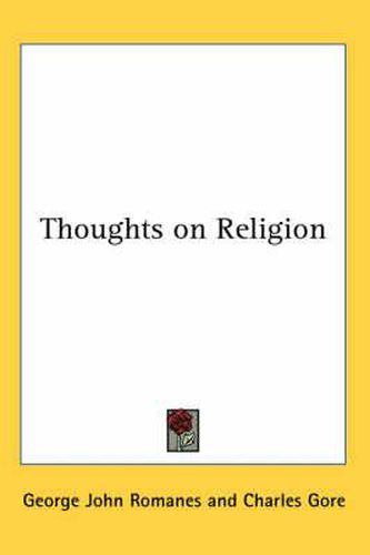 Cover image for Thoughts on Religion