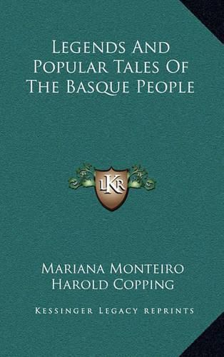 Cover image for Legends and Popular Tales of the Basque People