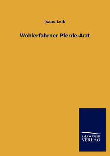 Cover image for Wohlerfahrner Pferde-Arzt