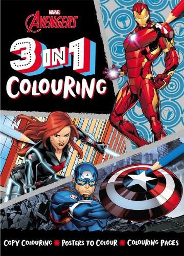 Cover image for Avengers: 3 in 1 Colouring (Marvel)