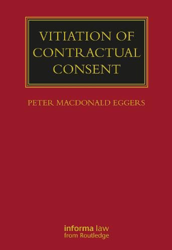 Cover image for Vitiation of Contractual Consent