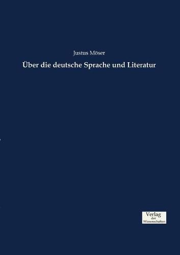 Cover image for UEber die deutsche Sprache und Literatur