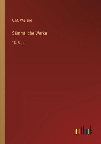 Cover image for Saemmtliche Werke