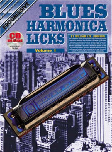 Cover image for Progressive Blues Harmonica Licks