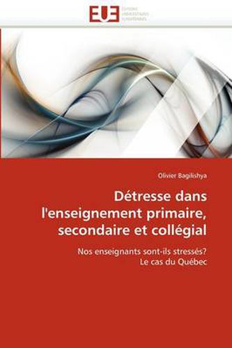 Cover image for D Tresse Dans L'Enseignement Primaire, Secondaire Et Coll Gial