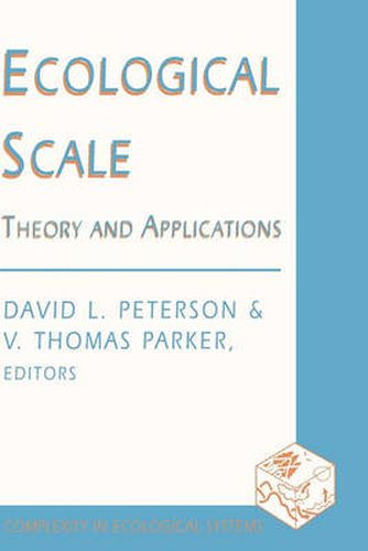 Cover image for Ecological Scale: Theory and Application