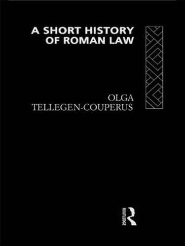 Cover image for A Short History of Roman Law