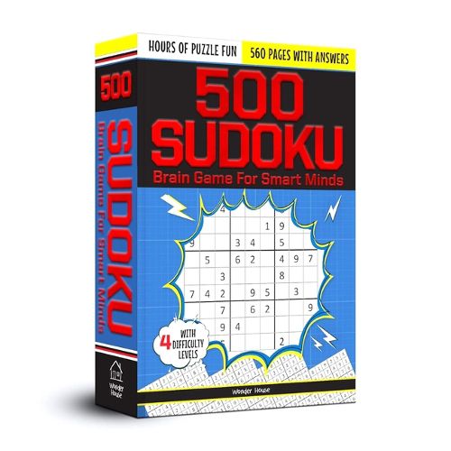 Cover image for 500 Sudoku Brain Game for Smart Minds