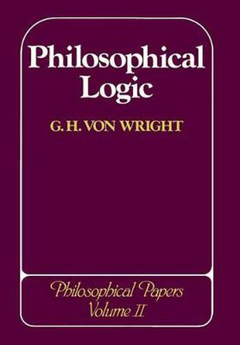 Cover image for Philosophical Logic