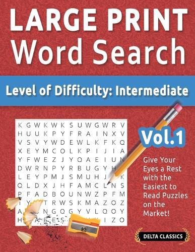 Cover image for Large Print Word Search - Level of Difficulty