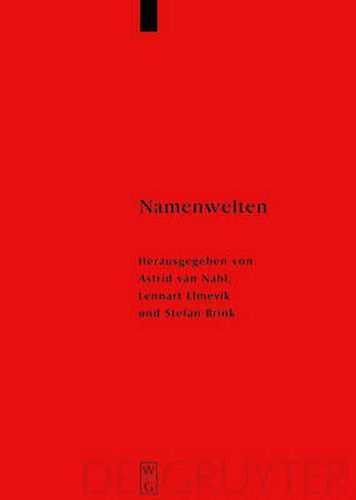 Cover image for Namenwelten: Orts- und Personennamen in historischer Sicht