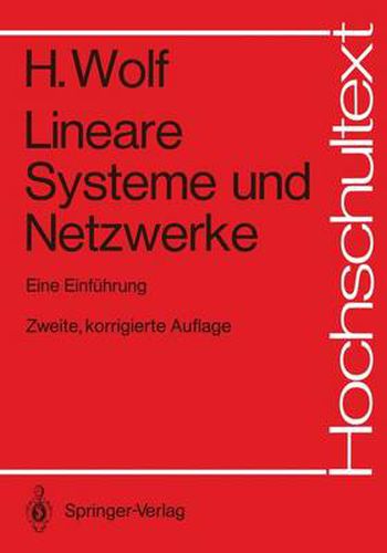 Cover image for Lineare Systeme Und Netzwerke