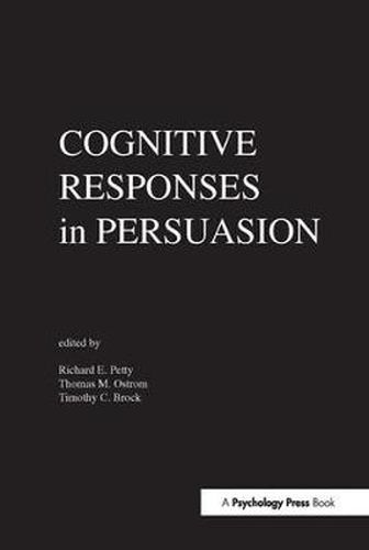 Cover image for Cognitive Responses in Persuasion