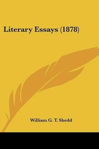 Cover image for Literary Essays (1878)