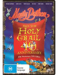 Cover image for Monty Python And The Holy Grail 40th Anniversary Dvd