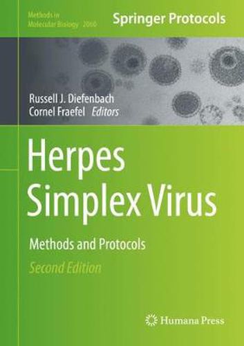 Cover image for Herpes Simplex Virus: Methods and Protocols