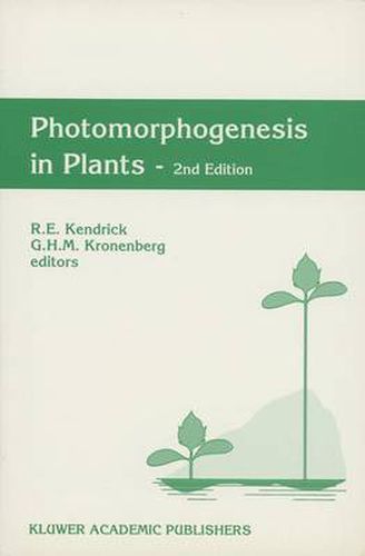 Cover image for Photomorphogenesis in Plants