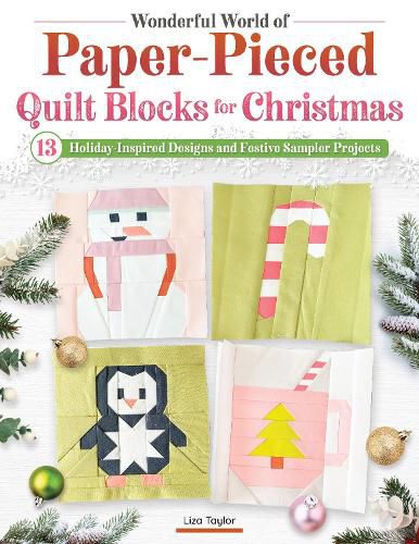 Cover image for Wonderful World of Paper-Pieced Quilt Blocks for Christmas