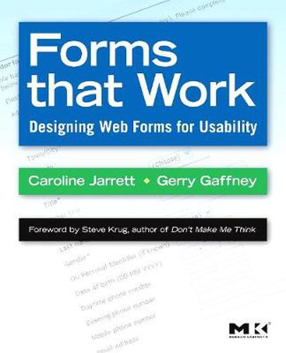 Cover image for Forms that Work: Designing Web Forms for Usability