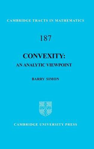 Cover image for Convexity: An Analytic Viewpoint