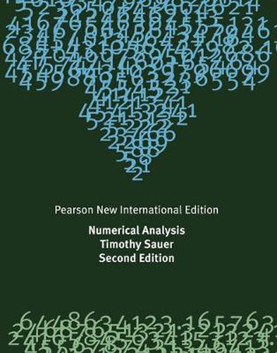 Cover image for Numerical Analysis: Pearson New International Edition