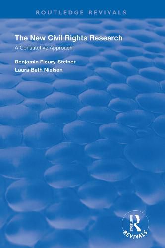 Cover image for The New Civil Rights Research: A Constitutive Approach