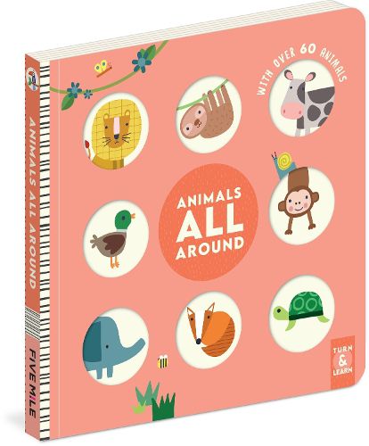 Cover image for Turn & Learn Animals All Around
