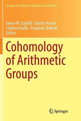 Cover image for Cohomology of Arithmetic Groups: On the Occasion of Joachim Schwermer's 66th Birthday, Bonn, Germany, June 2016