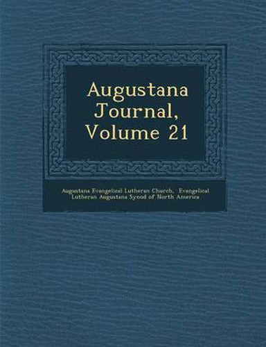 Cover image for Augustana Journal, Volume 21