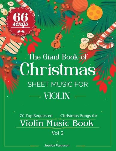 Cover image for The Giant Book of Christmas Sheet Music For Violin