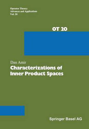 Characterizations of Inner Product Spaces