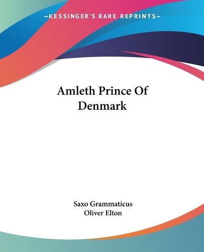 Cover image for Amleth Prince Of Denmark