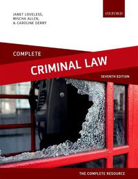 Cover image for Complete Criminal Law: Text, Cases, and Materials