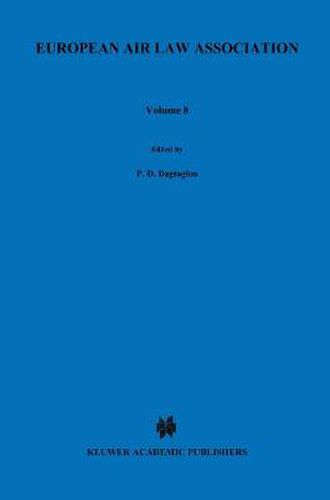 Cover image for European Air Law Association: Sixth Annual Conference In Amsterdam