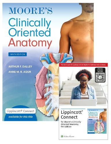 Cover image for Moore's Clinically Oriented Anatomy 9e Lippincott Connect Print Book and Digital Access Card Package