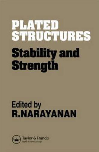 Cover image for Plated Structures: Stability and strength